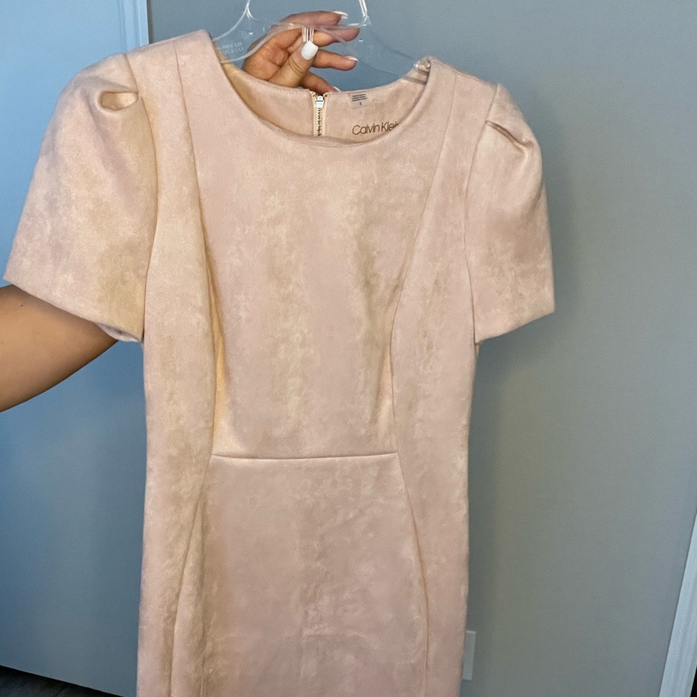 Light Pink Calvin Klein Dress - Picture 4 of 8